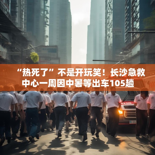 “热死了”不是开玩笑！长沙急救中心一周因中暑等出车105趟