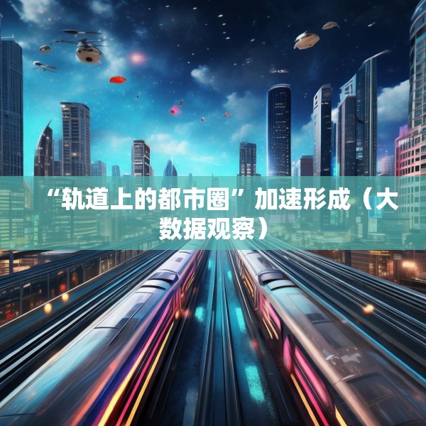“轨道上的都市圈”加速形成（大数据观察）