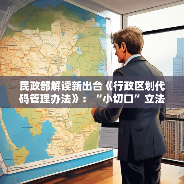 民政部解读新出台《行政区划代码管理办法》：“小切口”立法填补制度空白