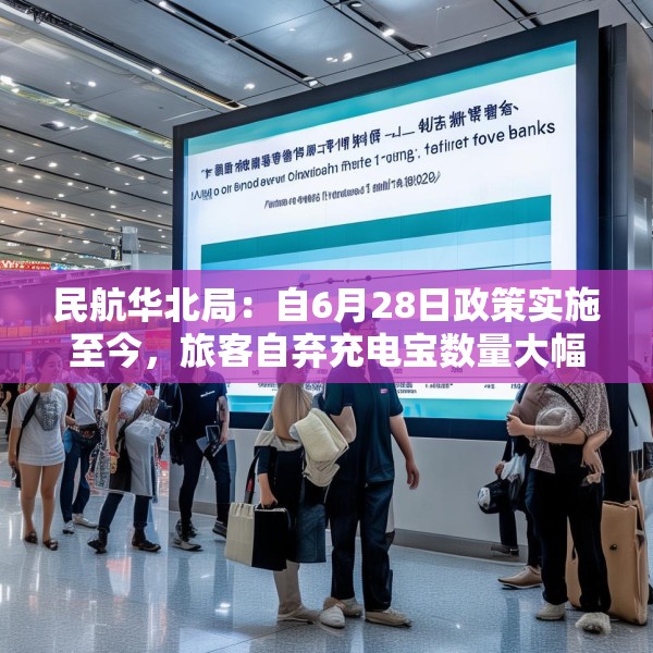 民航华北局：自6月28日政策实施至今，旅客自弃充电宝数量大幅降低