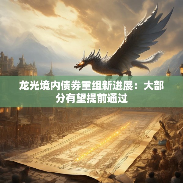 龙光境内债券重组新进展：大部分有望提前通过