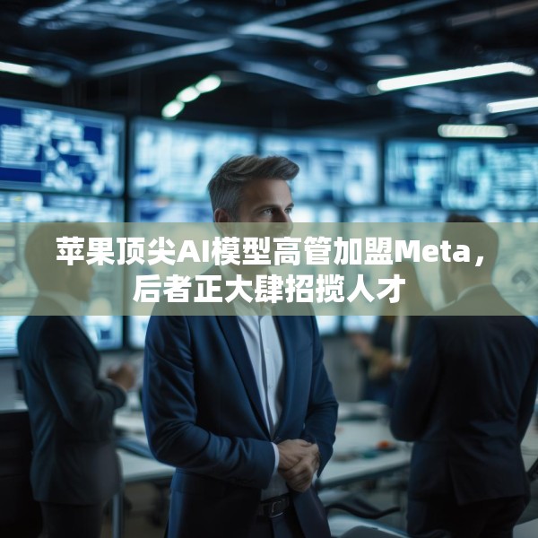 苹果顶尖AI模型高管加盟Meta，后者正大肆招揽人才