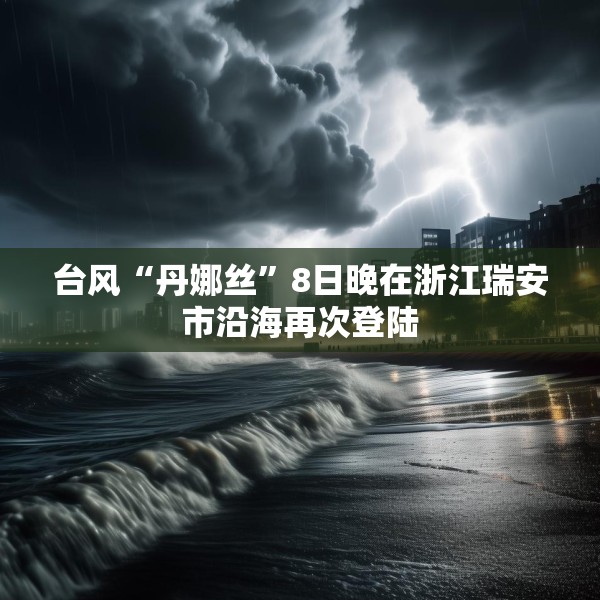 台风“丹娜丝”8日晚在浙江瑞安市沿海再次登陆