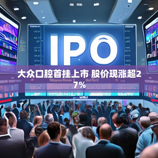 大众口腔首挂上市 股价现涨超27%