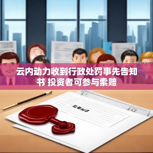 云内动力收到行政处罚事先告知书 投资者可参与索赔