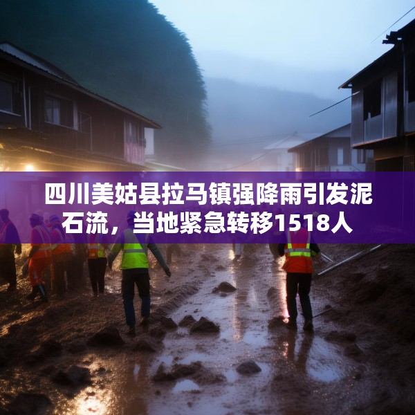 四川美姑县拉马镇强降雨引发泥石流，当地紧急转移1518人