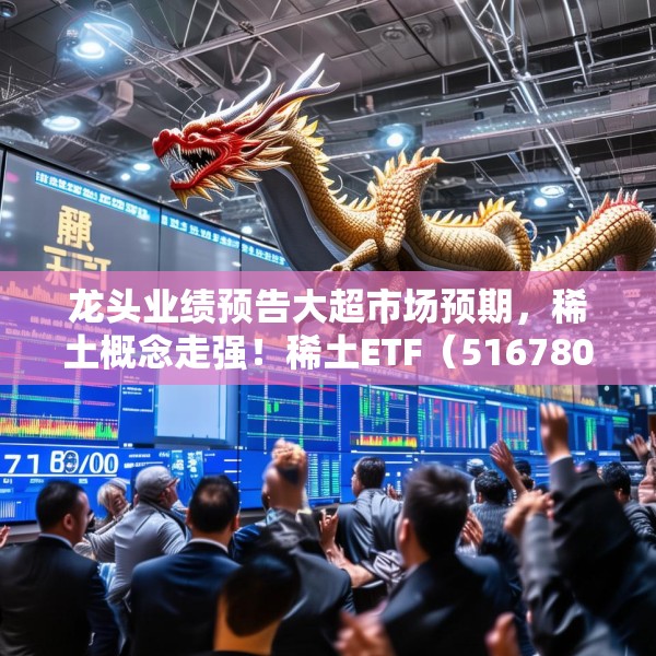 龙头业绩预告大超市场预期，稀土概念走强！稀土ETF（516780）成交放量，配置价值或凸显