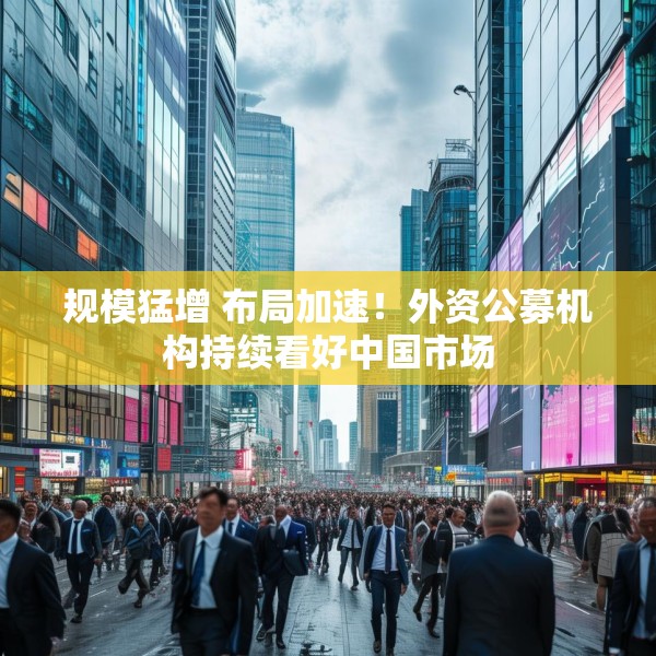 规模猛增 布局加速！外资公募机构持续看好中国市场