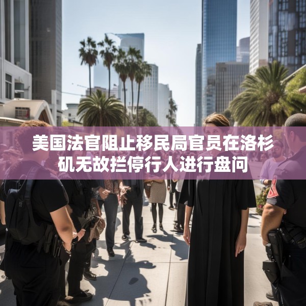 美国法官阻止移民局官员在洛杉矶无故拦停行人进行盘问