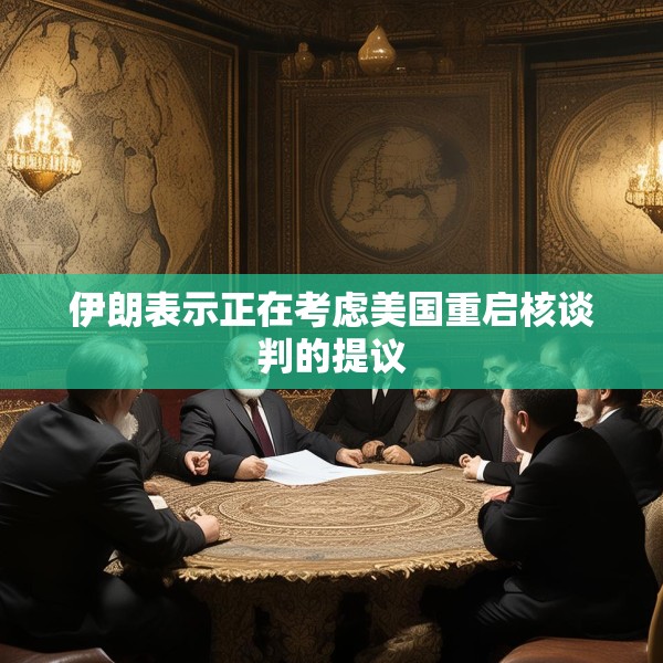 伊朗表示正在考虑美国重启核谈判的提议