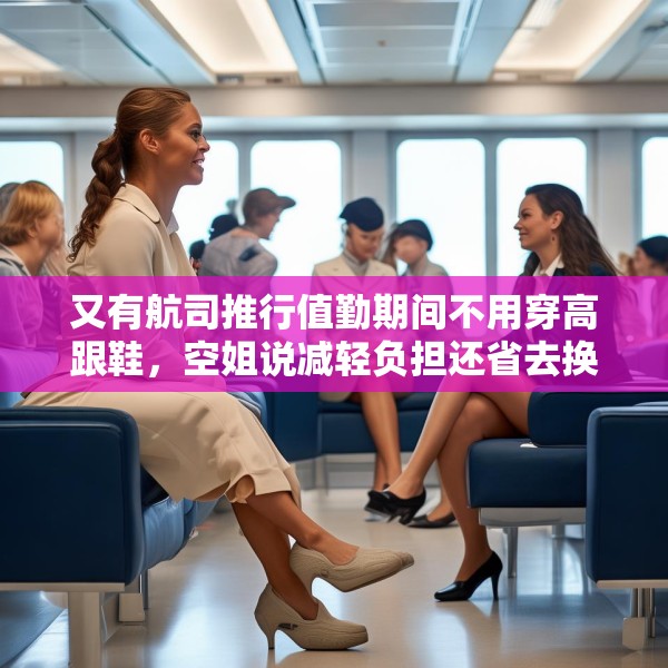 又有航司推行值勤期间不用穿高跟鞋，空姐说减轻负担还省去换鞋的麻烦