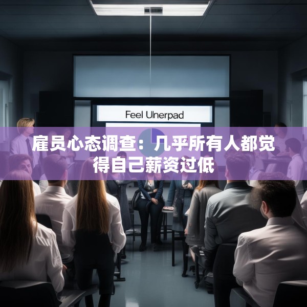 雇员心态调查：几乎所有人都觉得自己薪资过低