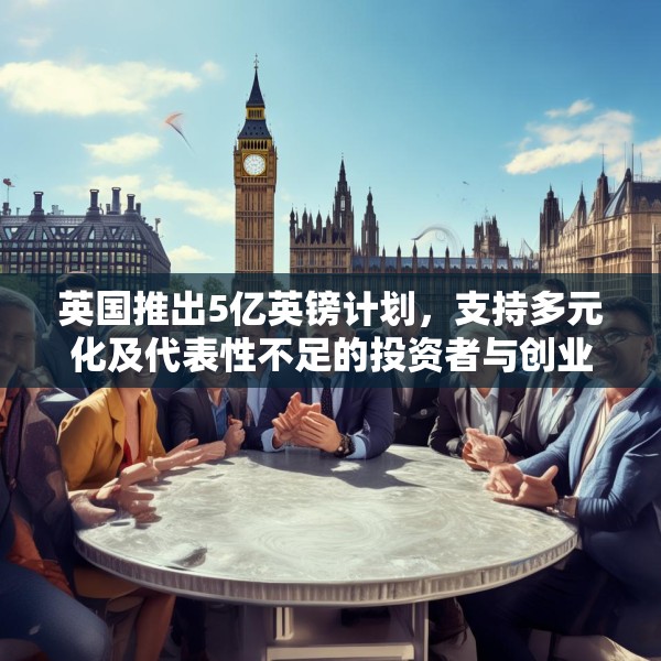 英国推出5亿英镑计划，支持多元化及代表性不足的投资者与创业者