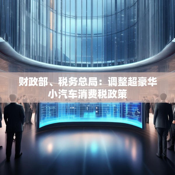 财政部、税务总局：调整超豪华小汽车消费税政策