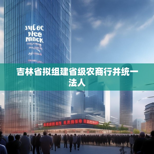 吉林省拟组建省级农商行并统一法人