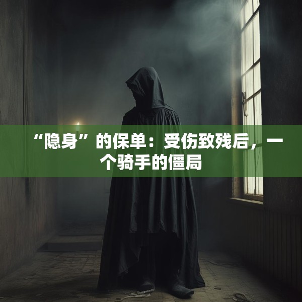 “隐身”的保单：受伤致残后，一个骑手的僵局