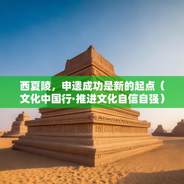 西夏陵，申遗成功是新的起点（文化中国行·推进文化自信自强）