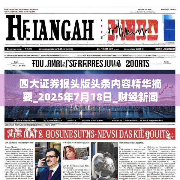 四大证券报头版头条内容精华摘要_2025年7月18日_财经新闻