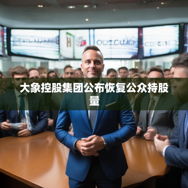 大象控股集团公布恢复公众持股量