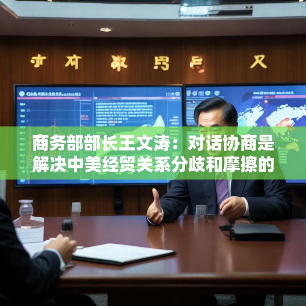 商务部部长王文涛：对话协商是解决中美经贸关系分歧和摩擦的最好选择