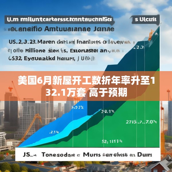 美国6月新屋开工数折年率升至132.1万套 高于预期