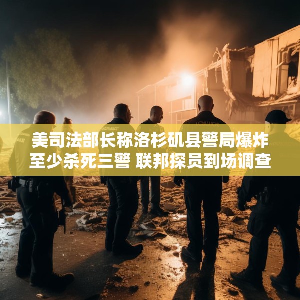 美司法部长称洛杉矶县警局爆炸至少杀死三警 联邦探员到场调查