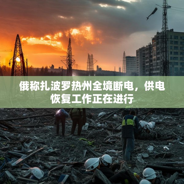 俄称扎波罗热州全境断电，供电恢复工作正在进行