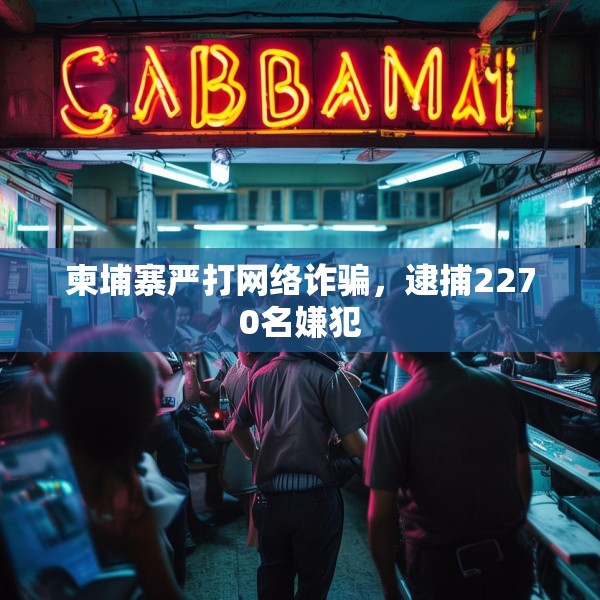 柬埔寨严打网络诈骗，逮捕2270名嫌犯