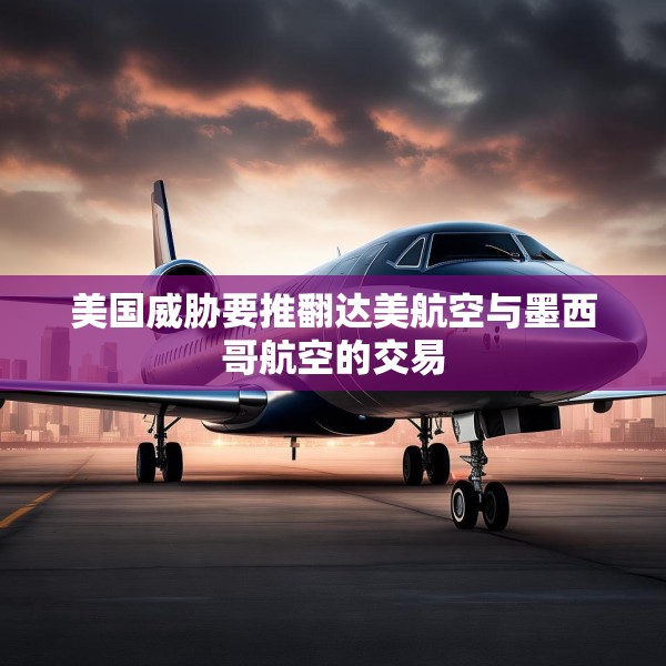 美国威胁要推翻达美航空与墨西哥航空的交易