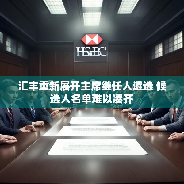 汇丰重新展开主席继任人遴选 候选人名单难以凑齐