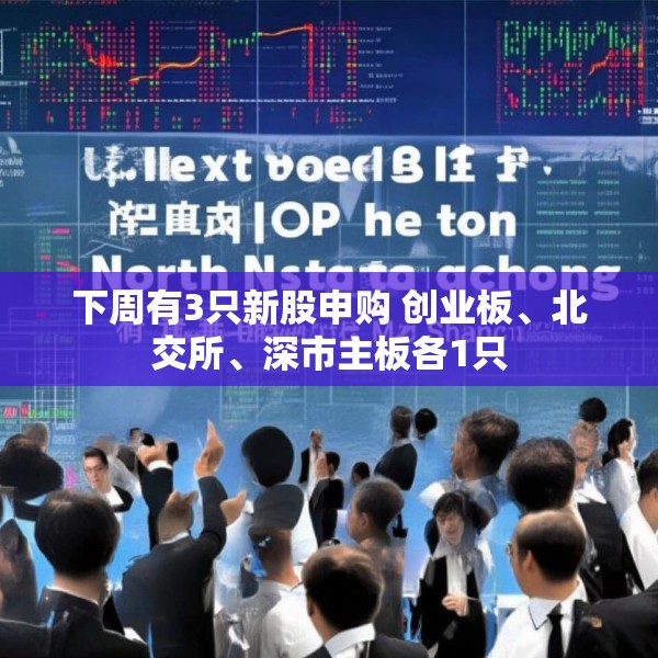 下周有3只新股申购 创业板、北交所、深市主板各1只