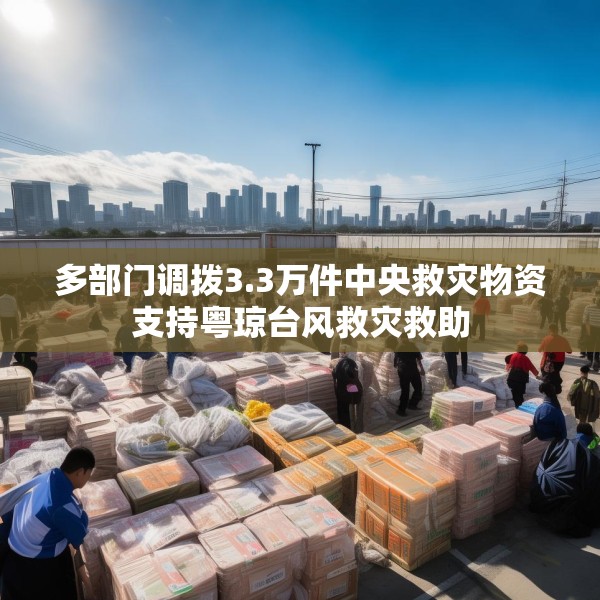 多部门调拨3.3万件中央救灾物资支持粤琼台风救灾救助