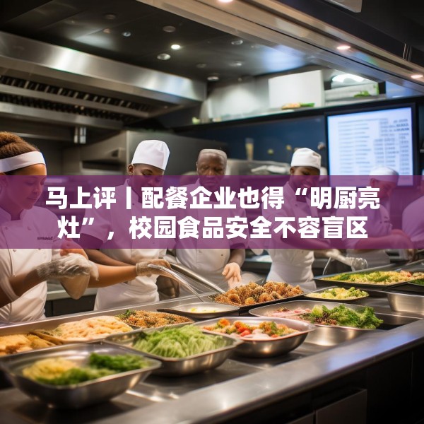 马上评丨配餐企业也得“明厨亮灶”，校园食品安全不容盲区