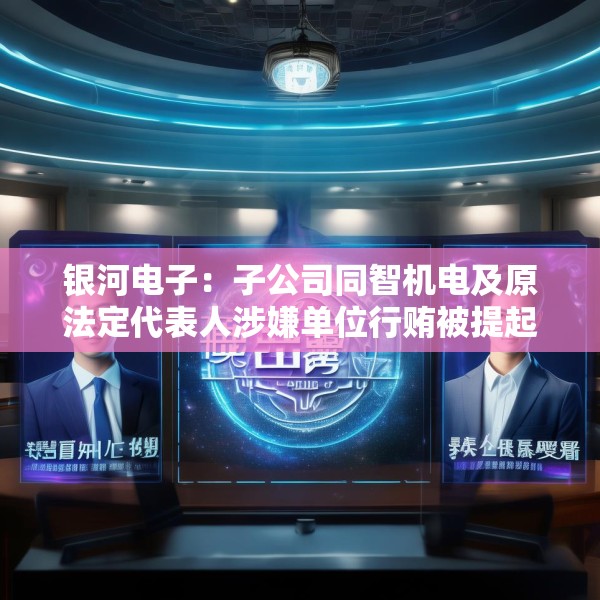 银河电子：子公司同智机电及原法定代表人涉嫌单位行贿被提起刑事诉讼