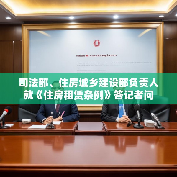 司法部、住房城乡建设部负责人就《住房租赁条例》答记者问