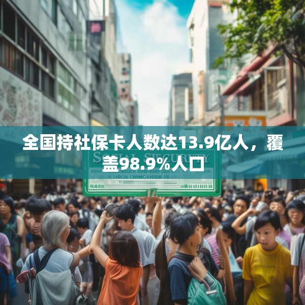 全国持社保卡人数达13.9亿人，覆盖98.9%人口